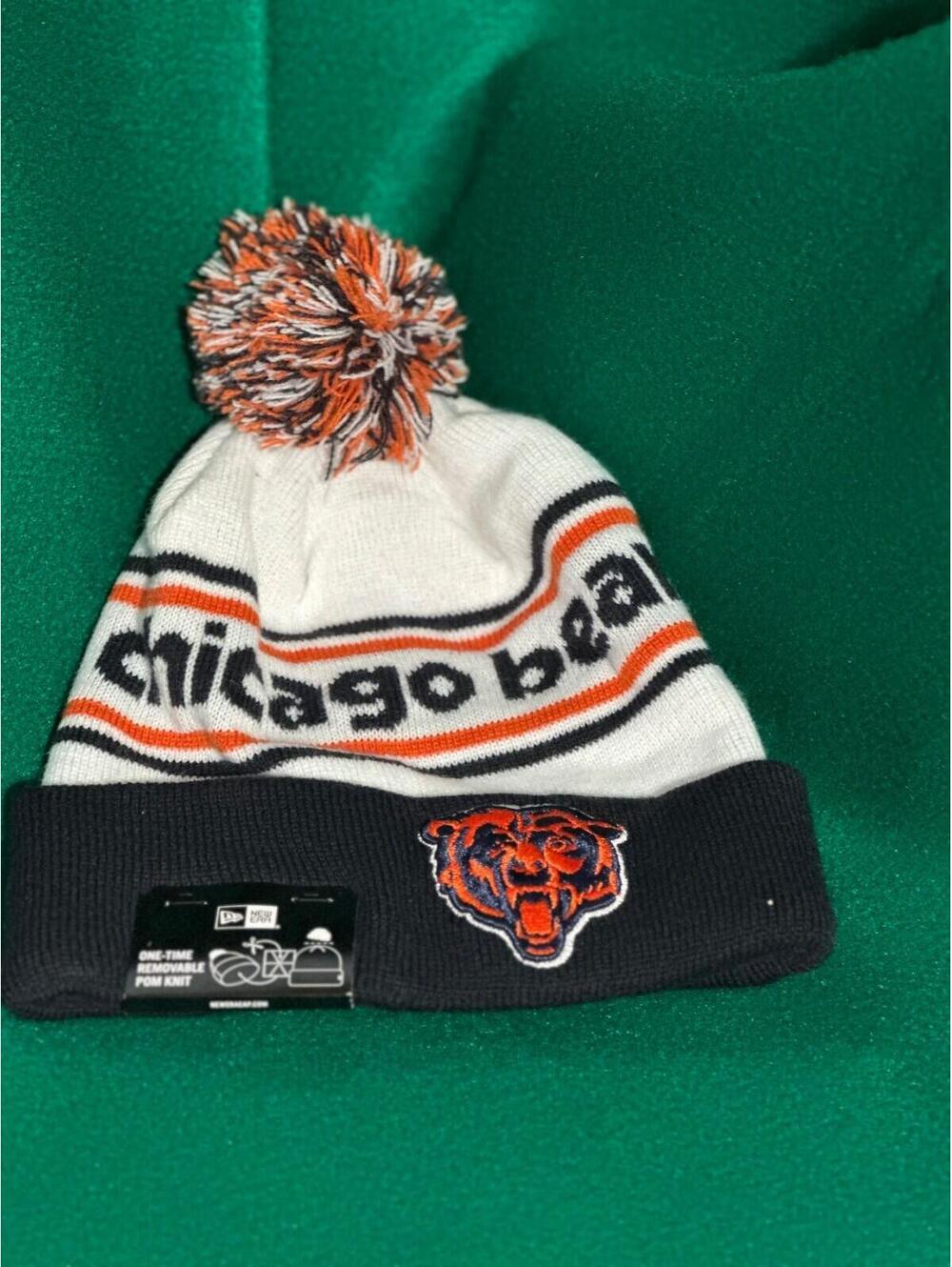 New Era Chicago Bears Football Team Sport Knit Beanie Hat OSFM NWT MSRP $30